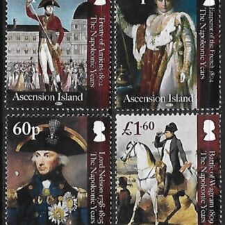 2014 Ascension Island SG1191-4 British Settlement 1815-2015 Part 2 Set 4 Values U/M (MNH)