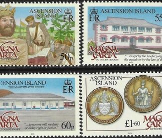 2015 Ascension Island SG1225-8 Magna Carta Set 4 values U/M (MNH)