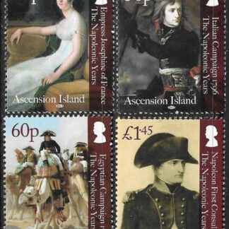 2013 Ascension Island SG1168-71 Bicentenary of British Settlement 1st Issue Set of 4 Values U/M (MNH)