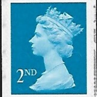 U3011 2nd bright blue MPIL  MA10 break at top & bottom. Walsall  U/M (MNH)