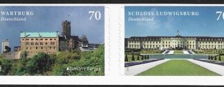 2017  Germany SG.4123a-b Europa Castles self adhesive ex booklet. 2 values U/M (MNH)