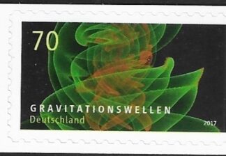 2018  Germany SG.4160  Astrophysics  2nd issue. self adhesive ex booklet. U/M (MNH)