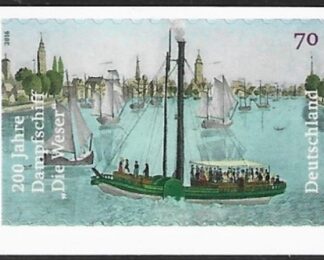 2016 Germany. SG.4092  Bicentenary of Die Weser (German Steamship) self adhesive ex booklet. U/M (MNH)