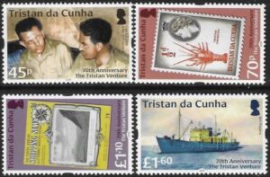 2018 Tristan Da Cunha. SG1226-9 The Tristan Venture. set 4 values U/M (MNH)