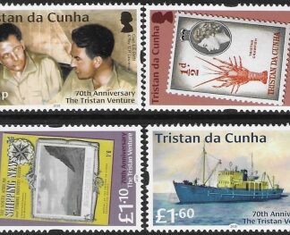 2018 Tristan Da Cunha. SG1226-9  The Tristan Venture. set 4 values U/M (MNH)