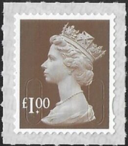U2934 £1.00 bistre brown M18L SBP L/s Walsall (ISP) U/M (MNH)