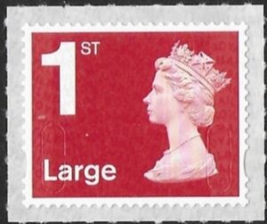 U3003 1st Large bright scarlet M18L SBP T3 Walsall (ISP) U/M (MNH)