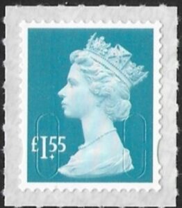 U2947  £1.55  blue-green M18L  SBP L/s Walsall (ISP) U/M (MNH)