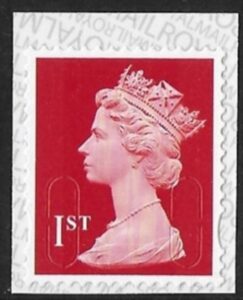 U3029 1st bright scarlet MTIL M16L SBP T3 ( type 2 inverted) Walsall U/M (MNH)