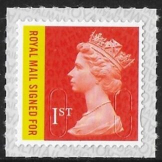 U3049  1st brt orange/yellow  'Signed For'  'M17L' SBP type 2   DLR  U/M (MNH)