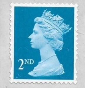 U3012 2nd bright blue MRIL M15L Walsall U/M (MNH)