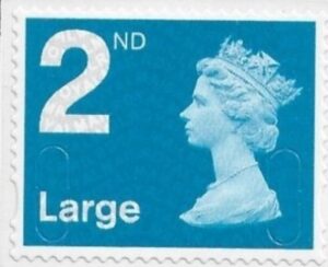 U3032 2nd Large bright blue MFIL MA10 Walsall U/M (MNH)