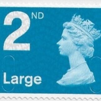 U3032  2nd Large bright blue MFIL   MA10  Walsall  U/M (MNH)