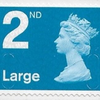 U3032  2nd Large bright blue MFIL   MA12  Walsall  U/M (MNH)