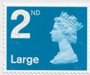 U3032 2nd Large bright blue MFIL MA13 Walsall U/M (MNH)