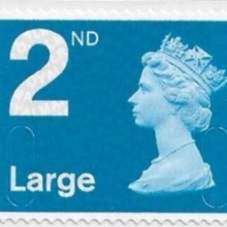 U3032  2nd Large bright blue MFIL   MA13  Walsall  U/M (MNH)