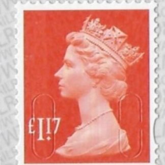 U2937  £1.17 orange red  'M17L'   SBP s/L   DLR  U/M  (MNH)