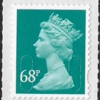 U2926  68p deep turquoise green 2B M12L   DLR  U/M (MNH)