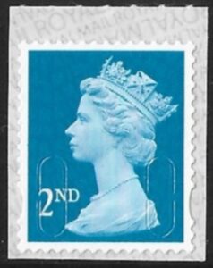 U3010 2nd bright blue MBIL M18L SBP T2 Walsall u/m (MNH)