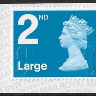 U3032  2nd Large bright blue  MFIL  M18L T2  U/M (MNH)