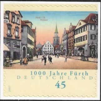 2007 Germany.  SG.3455  Furth Millenary. S/Adhesive ex booklet U/M (MNH)