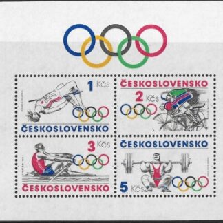 1984 Czechoslovakia  MS.2752  Olympic Games Los Angeles.  U/M (MNH)