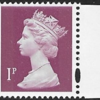 Y1667  1p 2B crimson. blue fluor  Enschéde  DX40  U/M (MNH