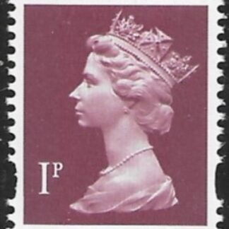 Y1667  1p 2B crimson. blue fluor. ex sheet. Enschéde   U/M (MNH