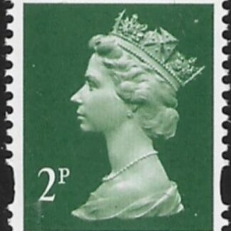 Y1668  2p  2B  deep green. blue fluor. Enschéde  U/M (MNH)