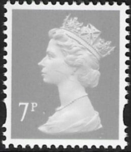 Y1672  7p  2B grey  blue fluor DLR   U/M (MNH)
