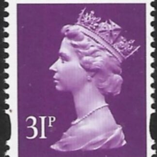 Y1695  31p 2B  deep mauve. blue fluor ex sheet  Enschede  U/M (MNH)
