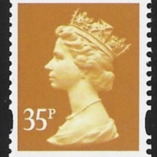 Y1699  35p  yellow phosphorised paper (ex coil).  Harrison  U/M (MNH)