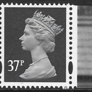 Y1704  37p  2B  grey-black. blue fluor  ex DX32 DLR   U/M (MNH)