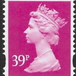 Y1708  39p  2B  bright magenta. blue fluor. ex sheet.  Enschede  U/M (MNH)