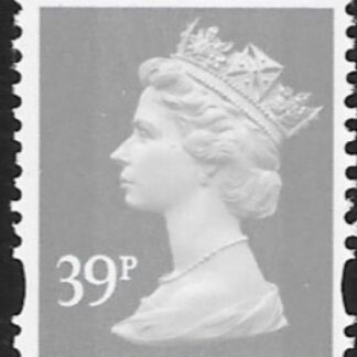 Y1709  39p  2B  grey. blue fluor. ex sheet  DLR   U/M (MNH)
