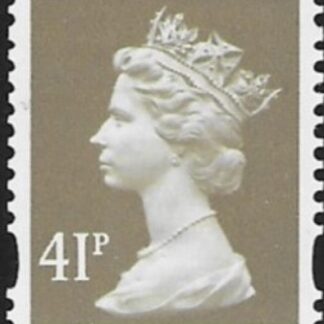 Y1713  41p drab phosphorised paper (ex coil)  Harrison  U/M (MNH)