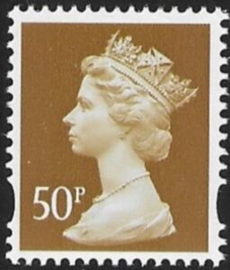 Y1726  50p 2B  ochre (low setting)  Enschede  DX37 U/M (MNH)