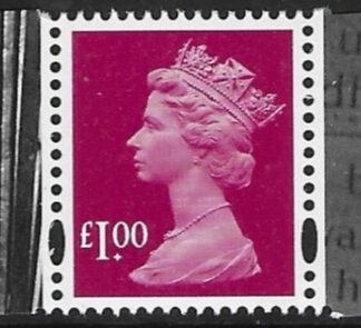 Y1744  £1.00 2B magenta. blue fluor. ex DX39  DLR  U/M (MNH)