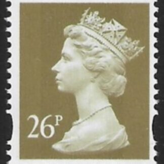 Y1692  26p  2B  Gold  blue fluor Harrison   U/M (MNH)