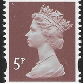 Y1670  5p 2B  dull red-brown blue fluor DLR ex sheet  U/M (MNH)