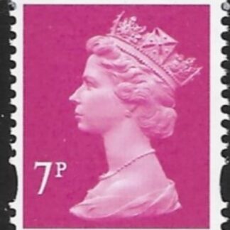 Y1673  7p  2B bright magenta blue fluor  ex sheet  DLR  U/M (MNH)