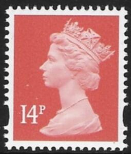 Y1678  14p  2B  rose red blue fluor ex sheet DLR  U/M (MNH)