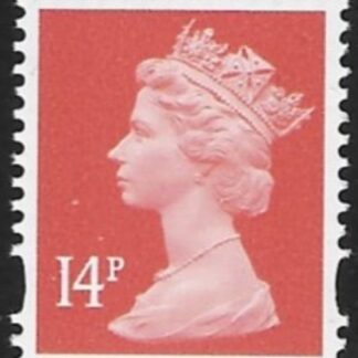 Y1678  14p  2B  rose red blue fluor ex sheet DLR  U/M (MNH)
