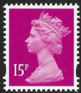 Y1679  15p 2B bright magenta blue fluor ex sheet  DLR   U/M (MNH)