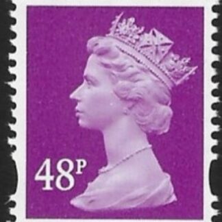 Y1724  48p  2B bright mauve. blue fluor. ex sheet.  DLR  U/M (MNH)