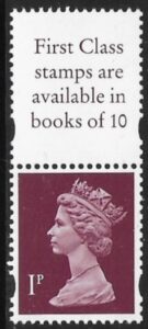 Y1760 1p 2B lake ex FH41  Questa  U/M  (MNH)