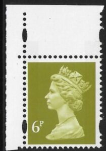 Y1766  6p 2B  yellow-olive  ex DX16 Questa  U/M (MNH)