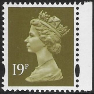 Y1771  19p  LB bistre  DX16-17  Questa U/M (MNH)