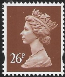 Y1776  26p   2B  chestnut  FH41 & FW9 Questa  U/M (MNH)