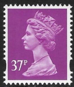 Y1779  37p  2B bright mauve. ex GL1-2   Walsall  U/M (MNH)